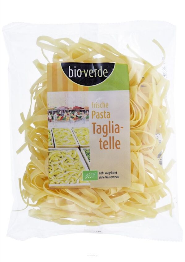 MAKARON (SEMOLINOWY JAJECZNY ŚWIEŻY) TAGLIATELLE BIO 250 g - BIO-VERDE