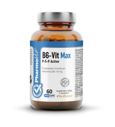 B6-Vit Max P-5-P Active 60 kaps Vcaps® | Clean Label Pharmovit