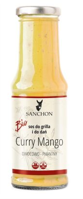 SOS CURRY MANGO BEZGLUTENOWY BIO 210 ml - SANCHON