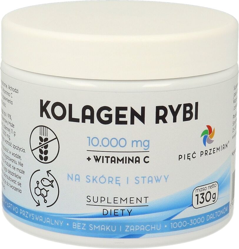 Kolagen rybi 130 g - Pięć Przemian