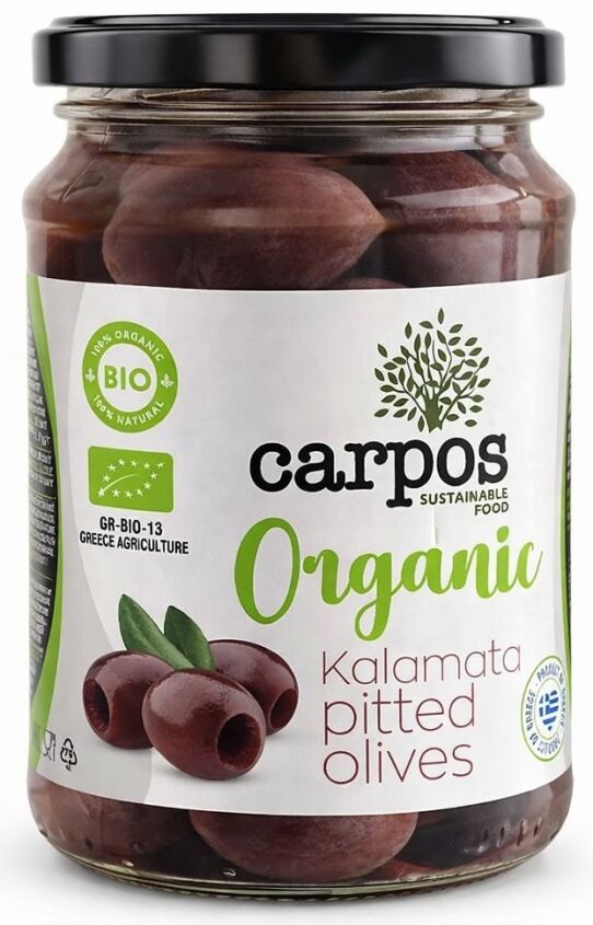 Oliwki kalamata bez pestek w zalewie BIO 355 g/ 180 g