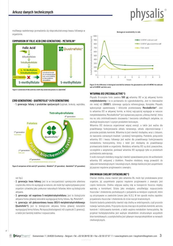 WITAMINA B COMPLEX FORTE 30 TABLETEK - PHYSALIS