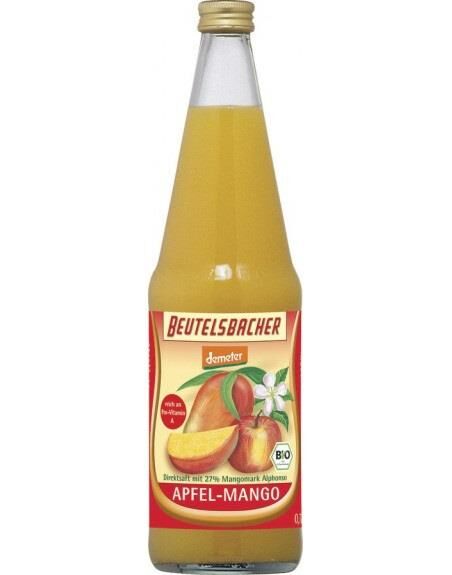 SOK JABŁKO - MANGO DEMETER BIO 750 ml - BEUTELSBACHER