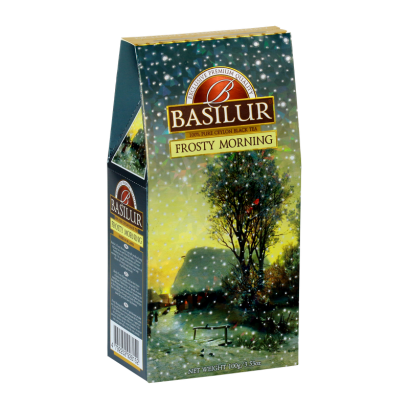 Herbata czarna liściasta cejlońska Frosty Morning stożek 100 g- Basilur