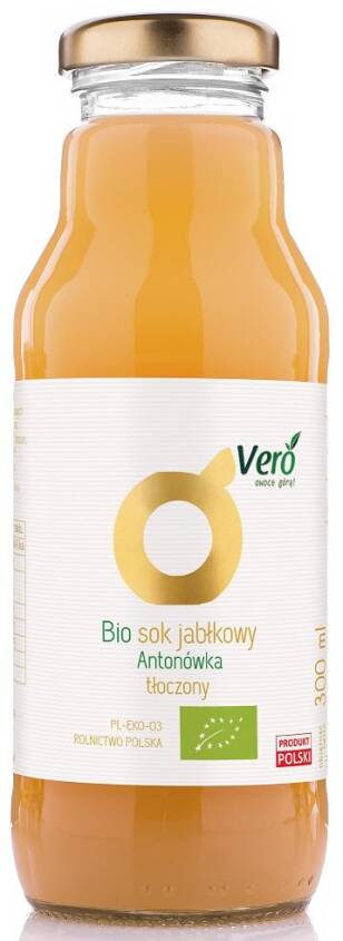 SOK JABŁKOWY ANTONÓWKA NFC BIO 300 ml - VERO