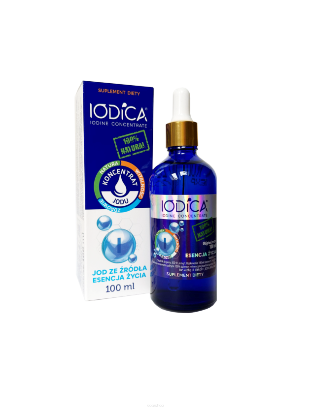 IODICA 100ml koncentrat jodu butelka szklana - IODICA WORLD