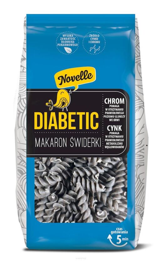 MAKARON DLA DIABETYKÓW ŚWIDERKI 250 g - NOVELLE