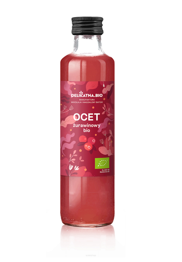 OCET ŻURAWINOWY BIO 250 ml - DELIKATNA (ZAKWASOWNIA)