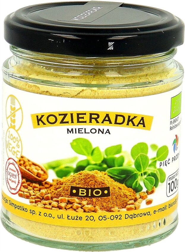 Kozieradka mielona BIO 100 g - Pięć Przemian