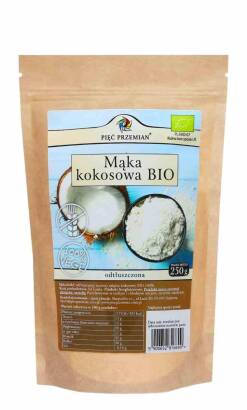 Mąka kokosowa BIO 250 g - Pięć Przemian