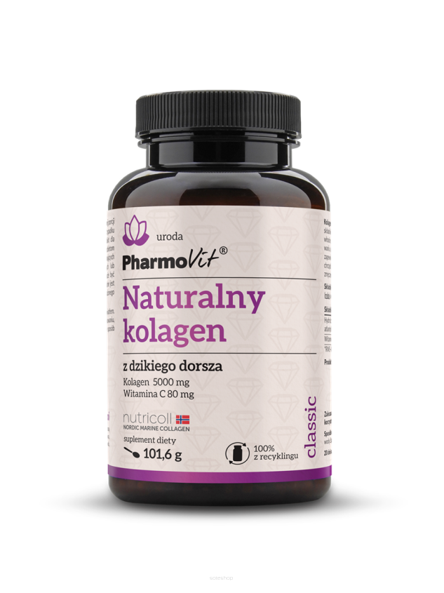 Naturalny kolagen z dzikiego dorsza proszek 101,6 g | Classic Pharmovit