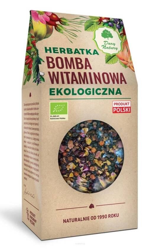 HERBATKA BOMBA WITAMINOWA BIO 200 g - DARY NATURY