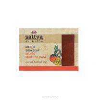 MYDŁO W KOSTCE DO CIAŁA MANGO 125 g - SATTVA
