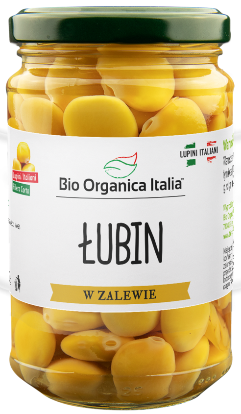 ŁUBIN W ZALEWIE BIO 280 g (200 g) (SŁOIK) - BIO ORGANICA ITALIA