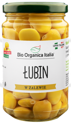 ŁUBIN W ZALEWIE BIO 280 g (200 g) (SŁOIK) - BIO ORGANICA ITALIA