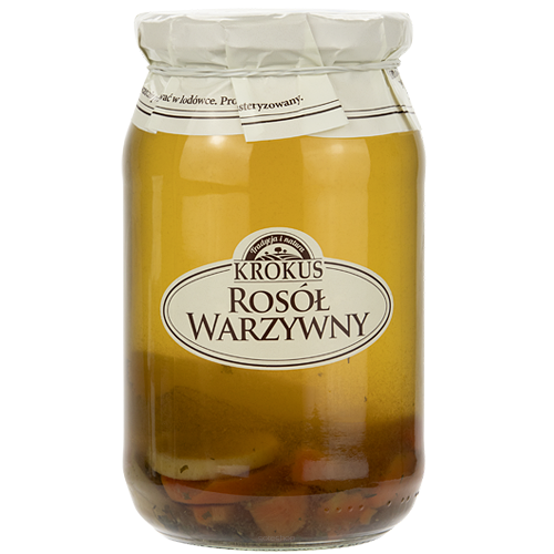 BULION WARZYWNY W PŁYNIE BEZ DODATKU CUKRÓW BEZGLUTENOWY 810 ml - KROKUS