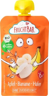Mus jabłko, banan, owies BIO 100 g