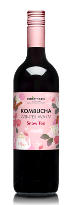 KOMBUCHA WINTER WARM SNOW TEA 700 ml - DELIKATNA (ZAKWASOWNIA)