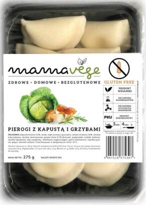 Pierogi z kapustą i grzybami BEZGL 275 g