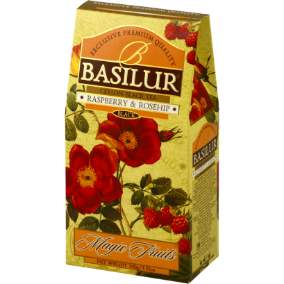Herbata czarna Magic Fruits Malina i róża sypana 100 g- Basilur