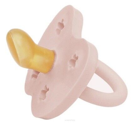 Kauczukowy smoczek anatomiczny gwiazdy/księżyc 0-3 miesięcy