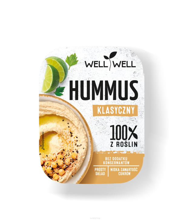 HUMMUS KLASYCZNY 125 g - WELL WELL