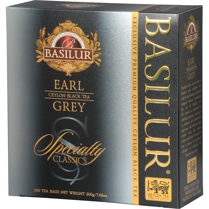 Herbata EARL GREY w saszetkach 100x2g Basilur