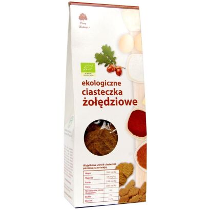 CIASTECZKA ŻOŁĘDZIOWE BIO 100 g - DARY NATURY