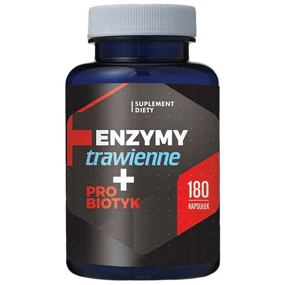 Enzymy trawienne + Probiotyk 180kaps HEPATICA