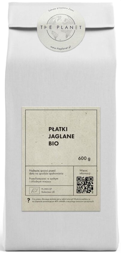 PŁATKI JAGLANE BIO 600 g - THE PLANET