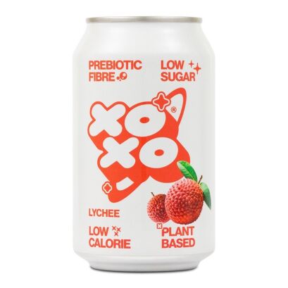 NAPÓJ MUSUJĄCY O SMAKU LICZI 330 ml - XOSODA