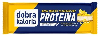 Baton proteinowy Lemon Cheesecake bez dodatku cukru NISKI IG 45g