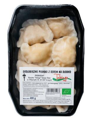 PIEROGI Z SEREM NA SŁODKO BIO 400 g  - KARCZMA TABIAGO (NA ZAMÓWIENIE)