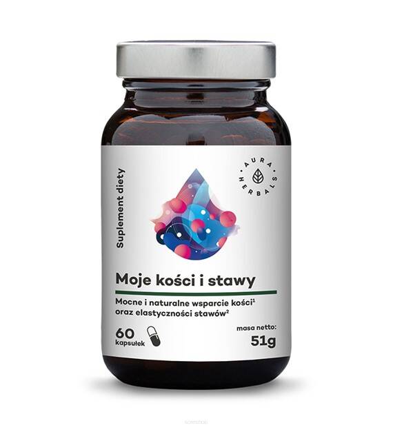 Moje Kości i Stawy - Mocne Wsparcie - 60 kapsułek Aura Herbals