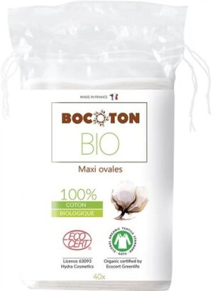 Płatki kosmetyczne, owalne 40szt BIO