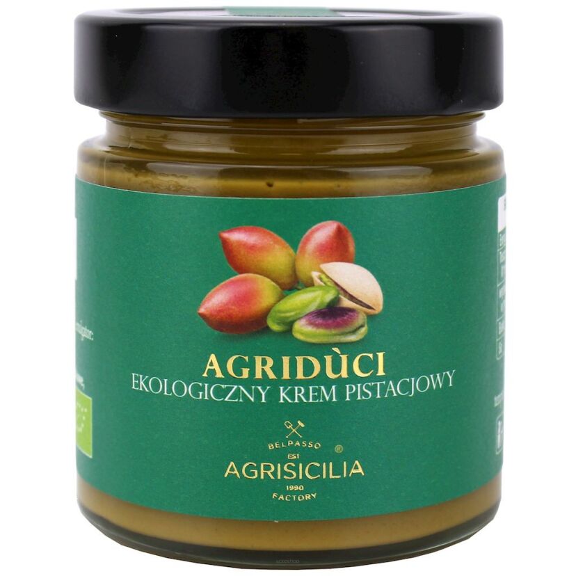 KREM PISTACJOWY 40 % BIO 200 g - AGRISICILIA