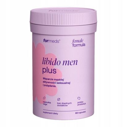 Wsparcie męskiej aktywności seksualnej i pożądania Libido men plus 60 kaps Female Formula Formeds 