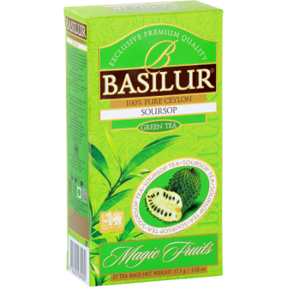 Herbata zielona SOURSOP saszetki 25x1,5g - Basilur