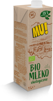 MLEKO MU! UHT (3,8 % TŁUSZCZU) BIO 1 L - WART-MILK