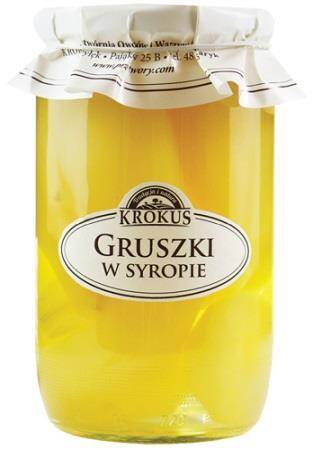 GRUSZKA W SYROPIE 720 g (360 g) - KROKUS