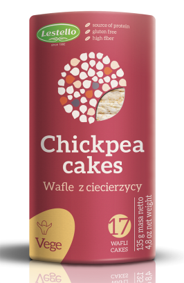 WAFLE Z CIECIERZYCY BEZGLUTENOWE 135 g - LESTELLO