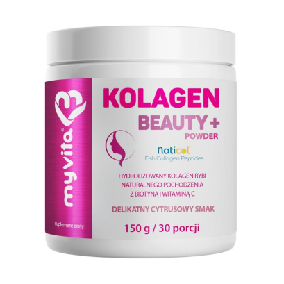 Kolagen Beauty+ proszek 150g / 30 porcji - MyVita