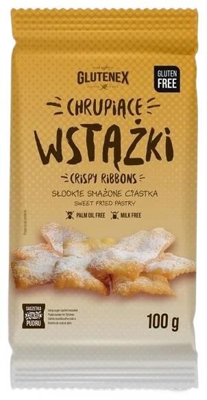 CHRUPIĄCE WSTĄŻKI BEZGLUTENOWE 100 g - GLUTENEX