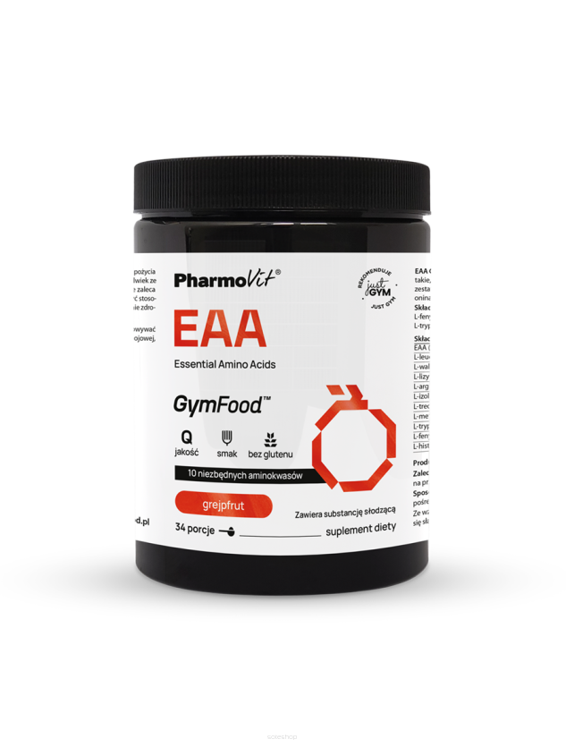 EAA Essential Amino Acids (grejpfrut) 375 g | GymFood Pharmovit