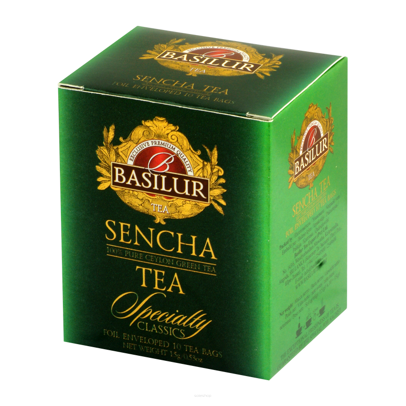 Herbata zielona SENCHA w saszet. 10x1,5g - Basilur