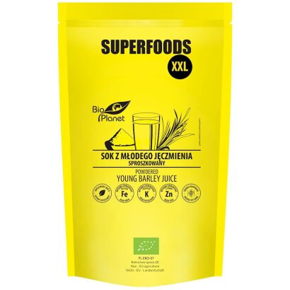 SOK Z MŁODEGO JĘCZMIENIA SPROSZKOWANY BIO 500 g - BIO PLANET