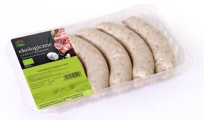 KIEŁBASA BIAŁA BIO 485 g (5 sztuk) - WASĄG (NA ZAMÓWIENIE)