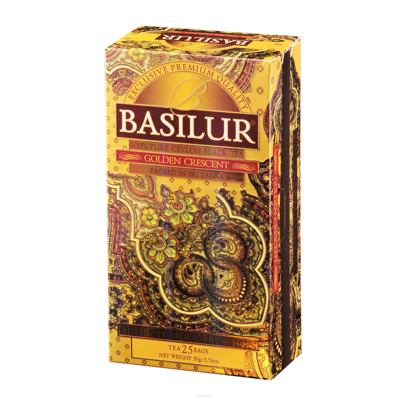 Herbata czarna GOLDEN CRESCENT w saszetkach 25x2g - Basilur