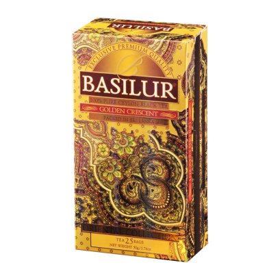 Herbata czarna GOLDEN CRESCENT w saszetkach 25x2g - Basilur