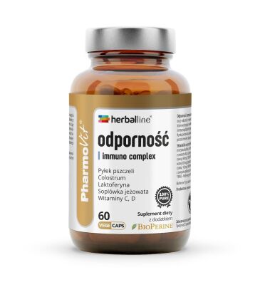 Odporność immuno complex 60 kaps | Herballine Pharmovit